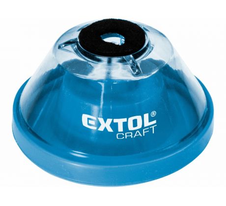 Lapač prachu pre vŕtačku, pre vrtáky 4-10mm, pre vrtáky 4-10mm, rozmery: Ø88x44mm, EXTOL CRAFT