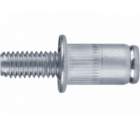 Skrutky nitovacie pozinkované, M6x12mm, 25ks, FORTUM