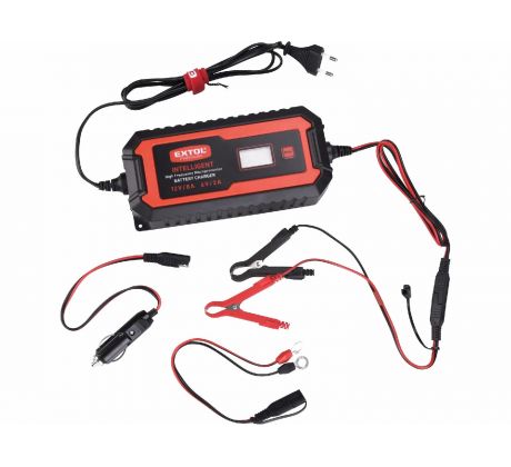 Autonabíjačka inteligentná 6/12V, 8A, 9 stupňový proces nabíjania, EXTOL PREMIUM