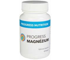 Magnézium Progress 552mg, tri chelátové formy, 60cps