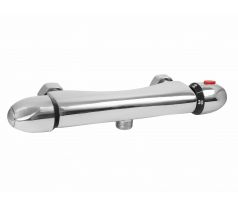 Batéria sprchová termostatická, 100mm, lesklý chróm, 100mm, keramický ventil, mosadz, VITTORIA