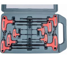 Kľúče imbusové s plastovou rukoväťou, 9ks, 2-10mm, EXTOL PREMIUM