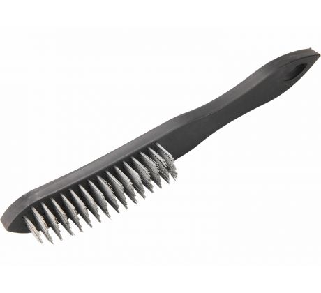 Kefa ručná oceľová, 5-radová, 290mm, plastová rukoväť, EXTOL CRAFT