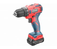 Vŕtačka akumulátorová, bezuhlíkový motor, 12V, 1x2Ah Li-ion, EXTOL PREMIUM