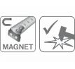 Meter zvinovací 3mx16mm s brzdou, antikorový obal, magnet, FORTUM