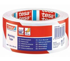 Páska lepiaca výstražná 60760, 50mmx33m, nosič PVC, červeno-biela