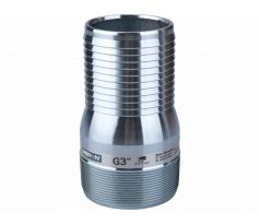 Konektor pre hadicu 3", vonkajsí závit G3", pozinkovaný, HERON