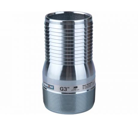 Konektor pre hadicu 3", vonkajsí závit G3", pozinkovaný, HERON