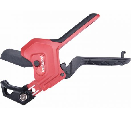 Nožnice na plastové rúrky a hadice, do Ø64mm (2 5/8"), nastaviteľná kovadlina, FORTUM