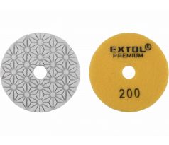 Kotúč diamantový leštiaci na suchý zips, ø100mm, P200, EXTOL PREMIUM