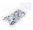 Matice nitovacie oceľové, M4x10mm, 50ks, pozinkované, FORTUM