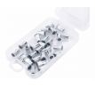 Matice nitovacie oceľové, M5x12mm, 30ks, pozinkované, FORTUM