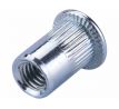 Matice nitovacie oceľové, M6x14mm, 30ks, pozinkované, FORTUM