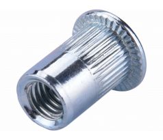 Matice nitovacie oceľové, M6x14mm, 30ks, pozinkované, FORTUM