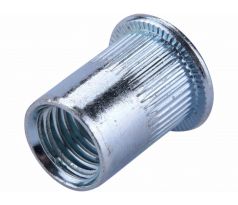 Matice nitovacie oceľové, M12x20mm, 15ks, pozinkované, FORTUM
