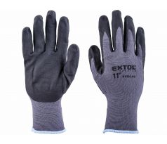 Rukavice nylonové polomáčané v nitrile, 11", EXTOL PREMIUM