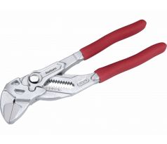Kliešťový kľúč s hladkými čeľusťami, 180mm, CrV, poniklovaný, FORTUM