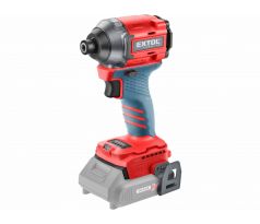 Uťahovač rázový aku Share20V, bez aku, 1/4" šesťhran na bity, 230Nm, bezuhlíkový motor, EXTOL PREMIU