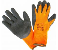 Rukavice bavlna / latex zimné veľkosť 10"