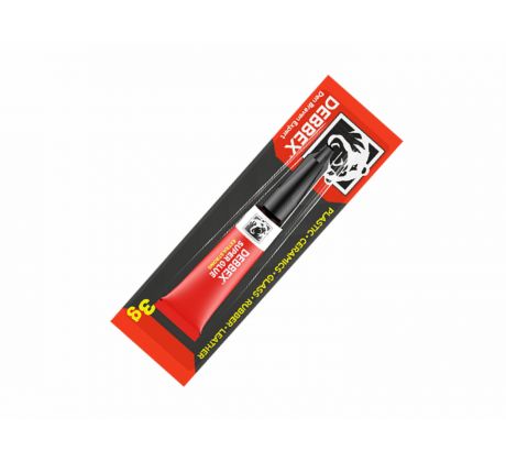 Sekundové lepidlo SUPER GLUE 3g, transparentné, Den Braven