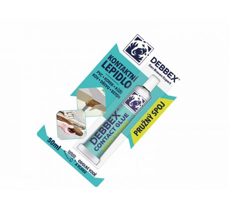 Kontaktné lepidlo 50ml, bledožlté, Den Braven