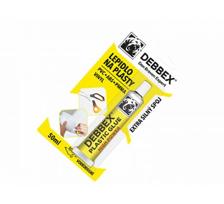 Lepidlo na plasty 50ml, bledožlté, Den Braven