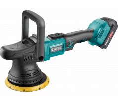 Leštička orbitálna excentrická Share20V, 1x 2Ah Li-ion, 2,4A nabíjačka, 150mm, suchý zips, EXTOL IND