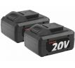 Fúrik na aku pohon dvojkolesový Share20V, 2x 6Ah, 100L, max. 260kg, EXTOL INDUSTRIAL