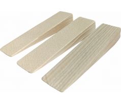 Kliny montážne drevené, 100x25x16-1mm, 14ks