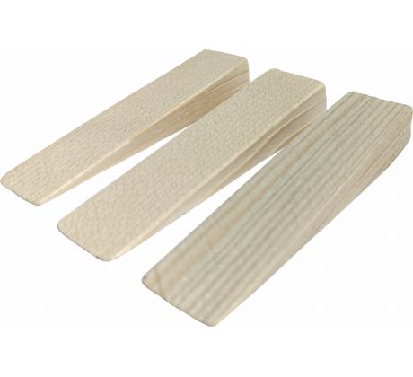Kliny montážne drevené, 100x25x16-1mm, 14ks