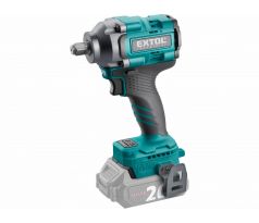 Uťahovač rázový aku Share20V, 1/2", bez aku, 500Nm, bezuhlíkový motor, EXTOL INDUSTRIAL