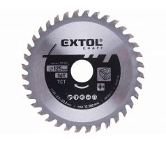 Kotúč pílový s SK plátkami, 125x2,2x22,2mm, 36z, EXTOL CRAFT