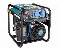 Poškrábaný panel, bez oleja - Elektrocentrála invert. rám, hybrid., 1F, 3,7kW, 7HP, ručný štart