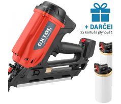 Klincovačka plynová, 80J + darček  2x kartuša plynová 80ml
