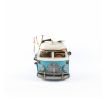 Kovové auto „ICECREAM“ – Retro zmrzlinový van biolomodrý