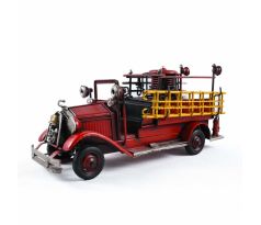Kovové auto – Vintage hasičský model XL
