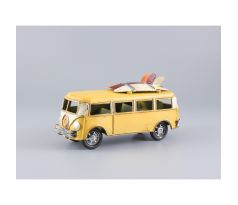 Kovové auto – VW T1 Bulli so surfmi
