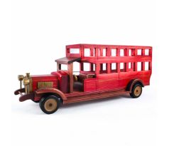 Drevené auto – DOUBLE-DECKER