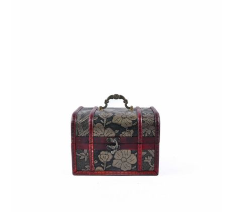 Súprava zdobených úložných boxov 18x14x14 (3 ks)