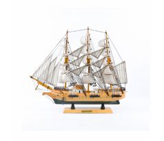 Drevená plachetnica CONFECTION  natural 43 x 47 x 10 cm