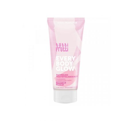 Tutti Frutti Everybody Glow 3 v 1 multi-vyhladzujúci čistiaci peeling